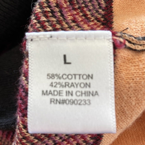 Nollie Aztec Design Cardigan - Sz Large - Picture 9 of 9